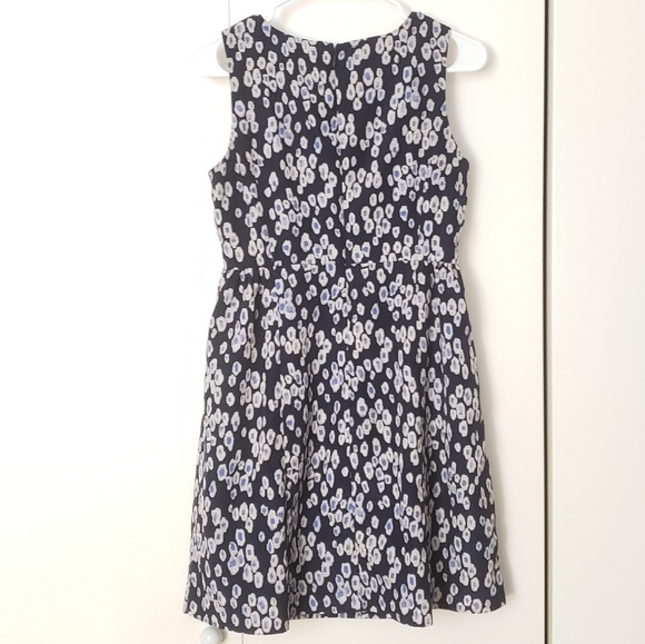 Gap leopard spot petal print sleeveless zip dress - Picture 2 of 3